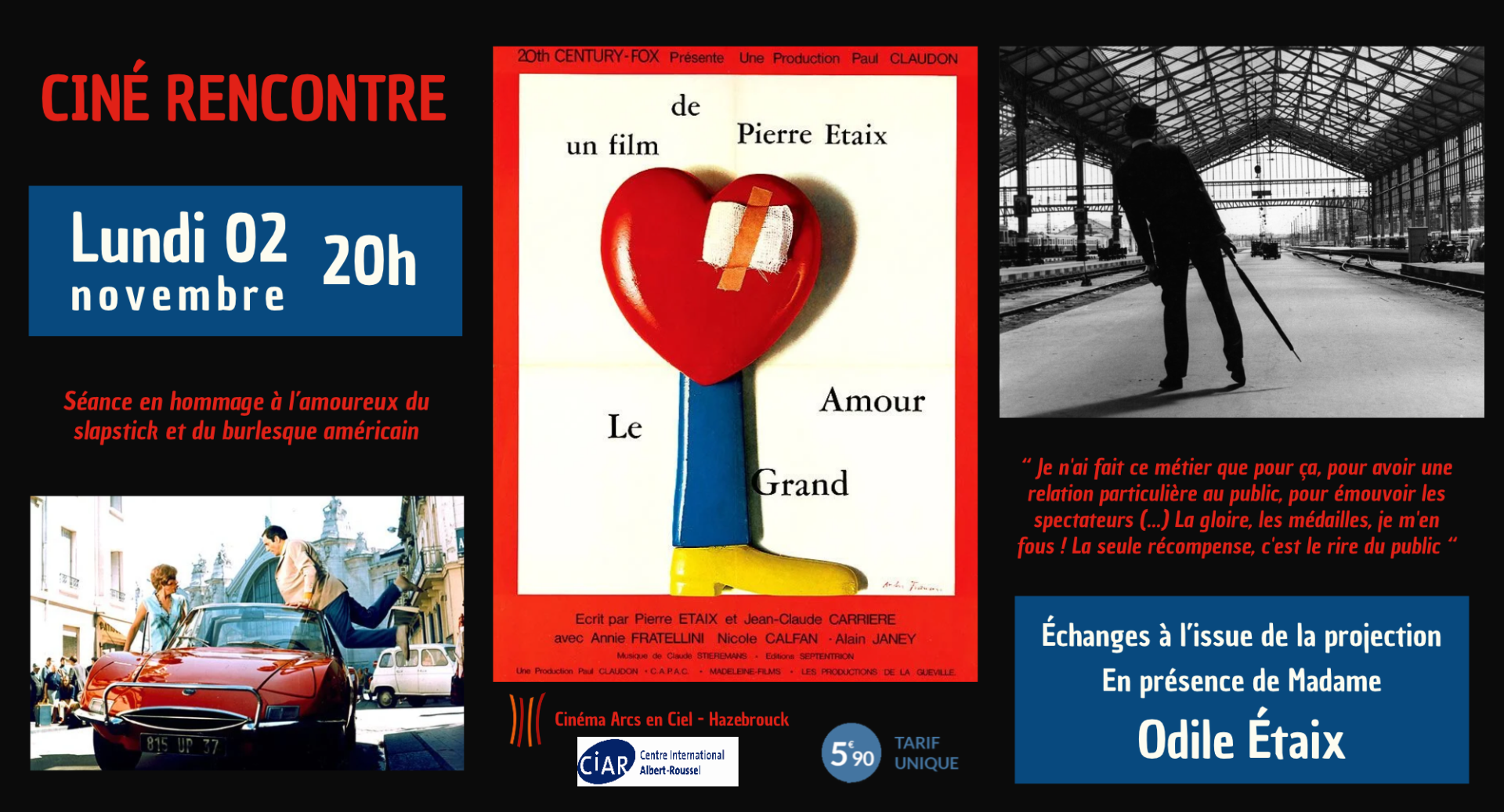 Le grand amour annonce